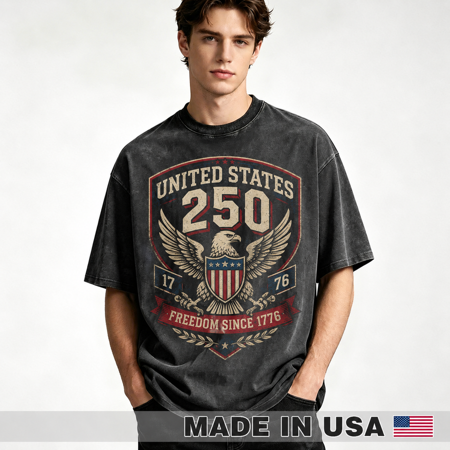United States 250 Eagle Tee