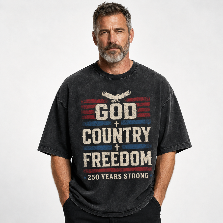 God + Country + Freedom Tee