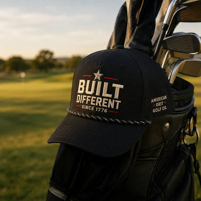 American Grit Hat black patriotic embroidered cap by True Glory