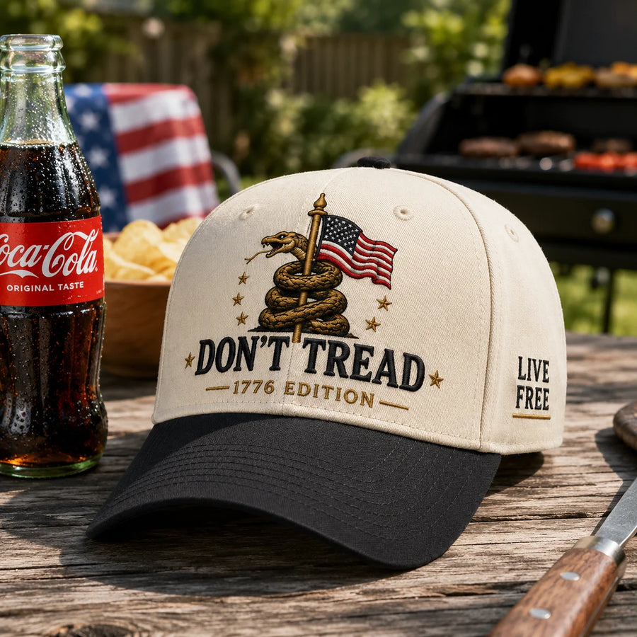 Don't Tread Hat patriotic embroidered cap by True Glory