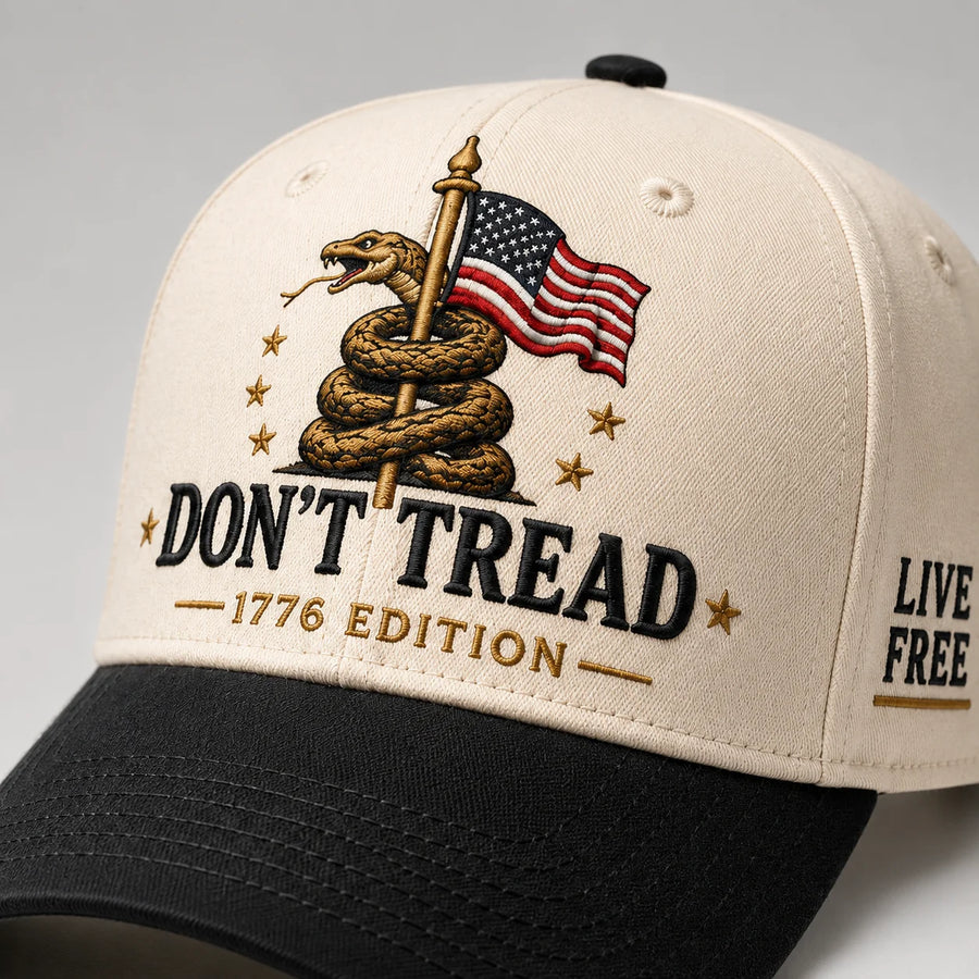 Don't Tread Hat patriotic embroidered cap by True Glory