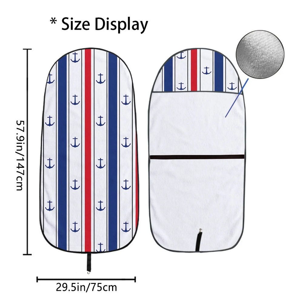 True Glory Car Seat Towel Cover — Nautical Anchor