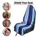 True Glory Car Seat Towel Cover — Ocean Blue Brushstroke