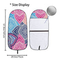 True Glory Car Seat Towel Cover — Retro Beach Sunset