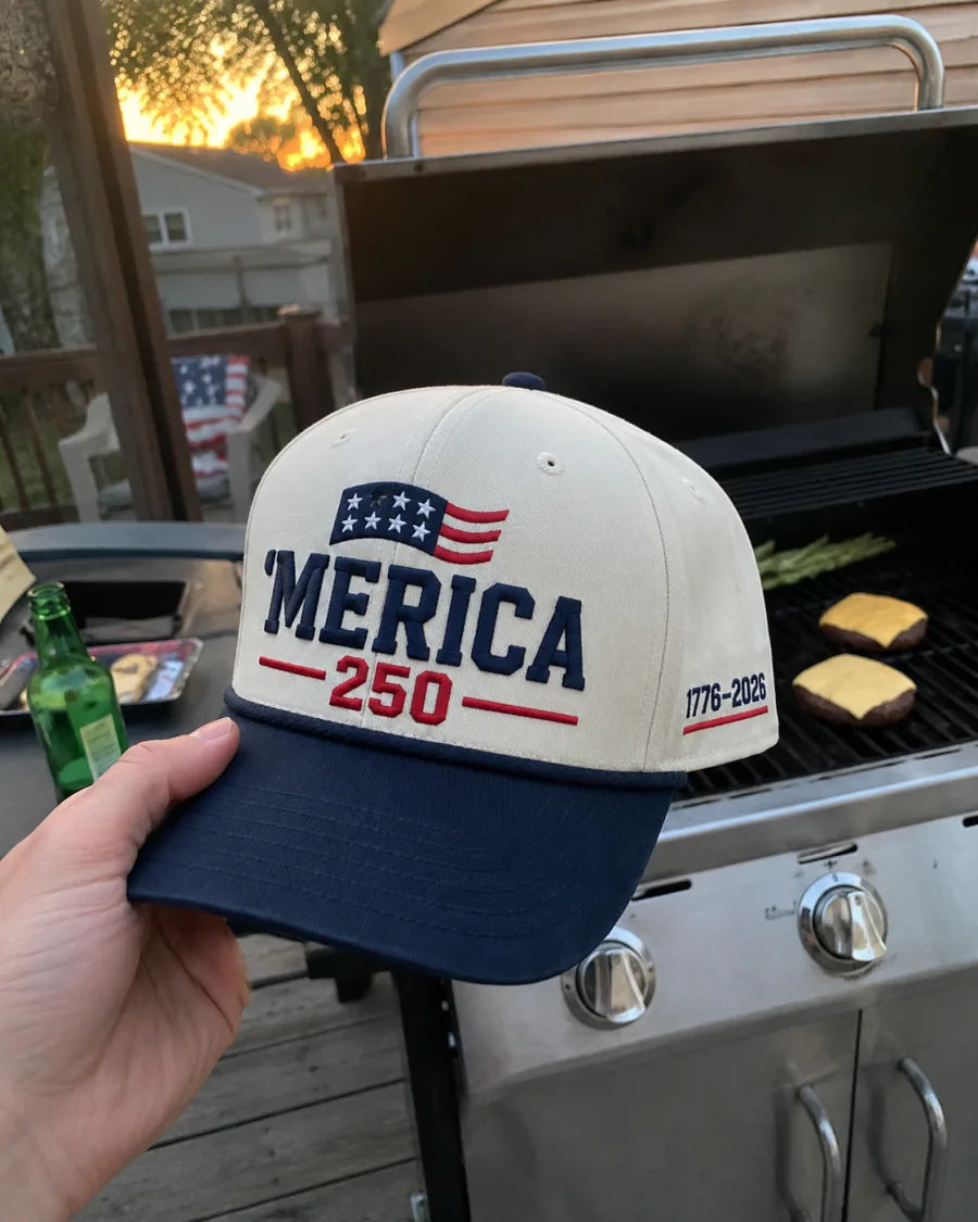 Customer photo wearing the Merica 250 Hat - review 01