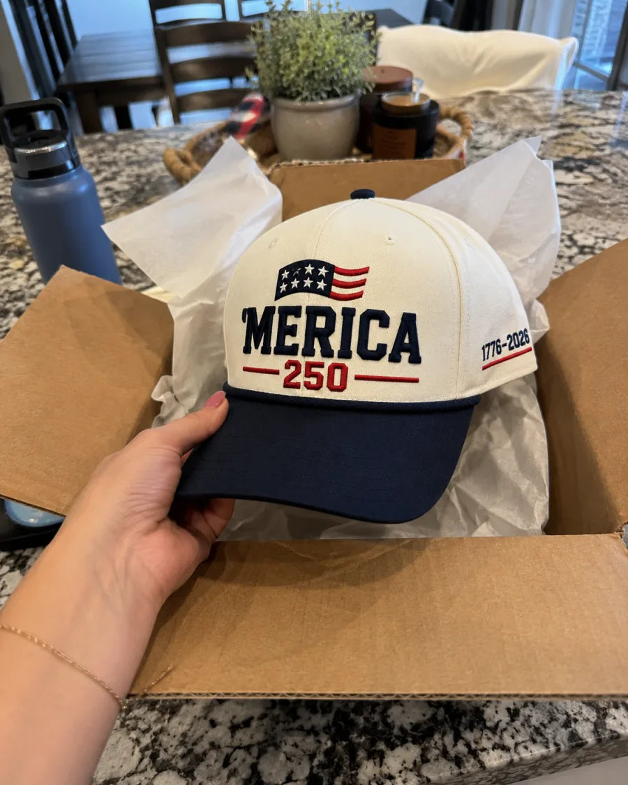 Customer photo wearing the Merica 250 Hat - review 04