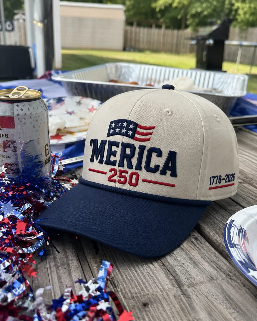 Customer photo wearing the Merica 250 Hat - review 07
