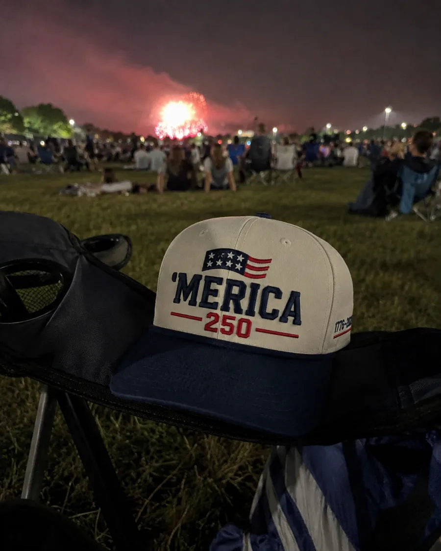 Customer photo wearing the Merica 250 Hat - review 09