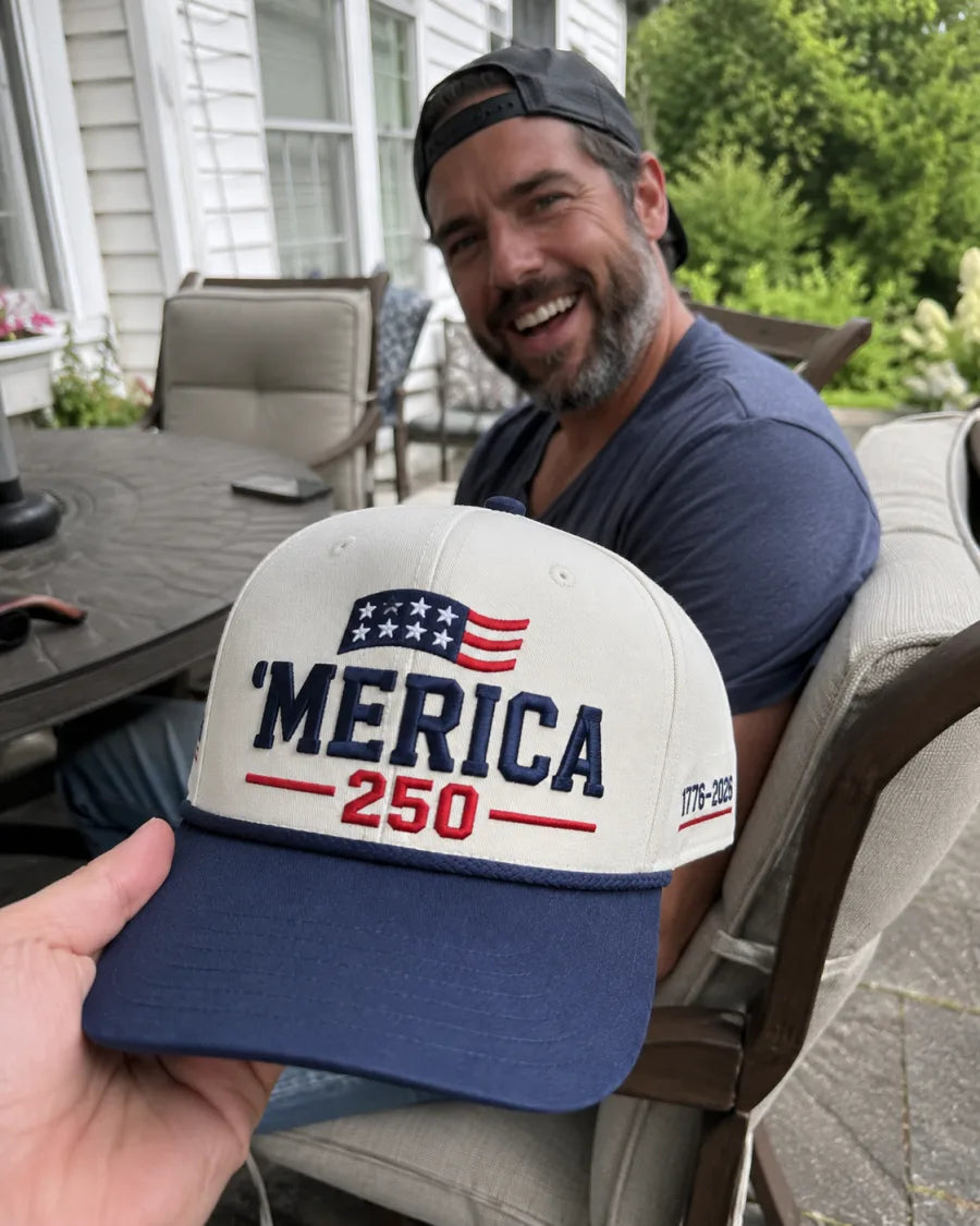 Customer photo wearing the Merica 250 Hat - review 10